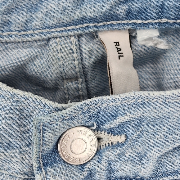 Weekday Women's Rail Mid Straight Jeans - 32/32 - Picture 4 of 8